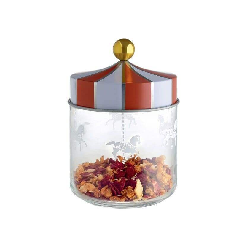 Alessi Jar with hermetic lid Circus purkki MW30-75