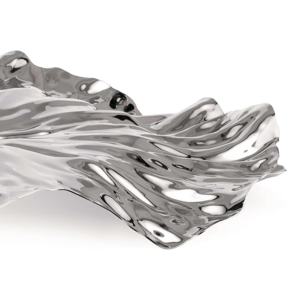 Alessi A Lotus Leaf pöytäkoriste YHC01, upea ja näyttävä muotoilu lootuksen lehdestä.