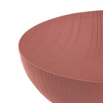 Alessi veneer Kulho PU06BR, upea aaltokuvioitu kulho epoksista, ruostumattomasta materiaalista.