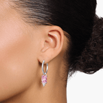 Thomas Sabo pink stone hopeakorvakorut CR672-051-9