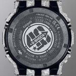 Casio G-Shock GMW-B5000PS-1ER LIMITED EDITION kellon takapuoli, jossa näkyy tekniset tiedot ja logo.