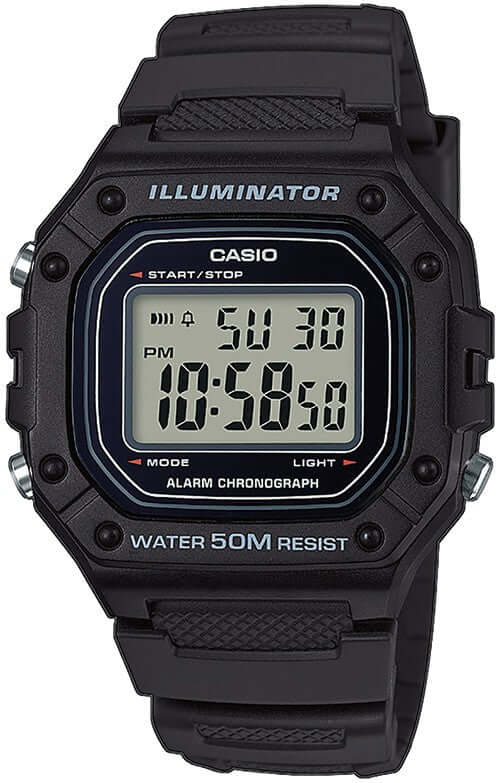 Casio W-218H-1AVEF digitaalikello