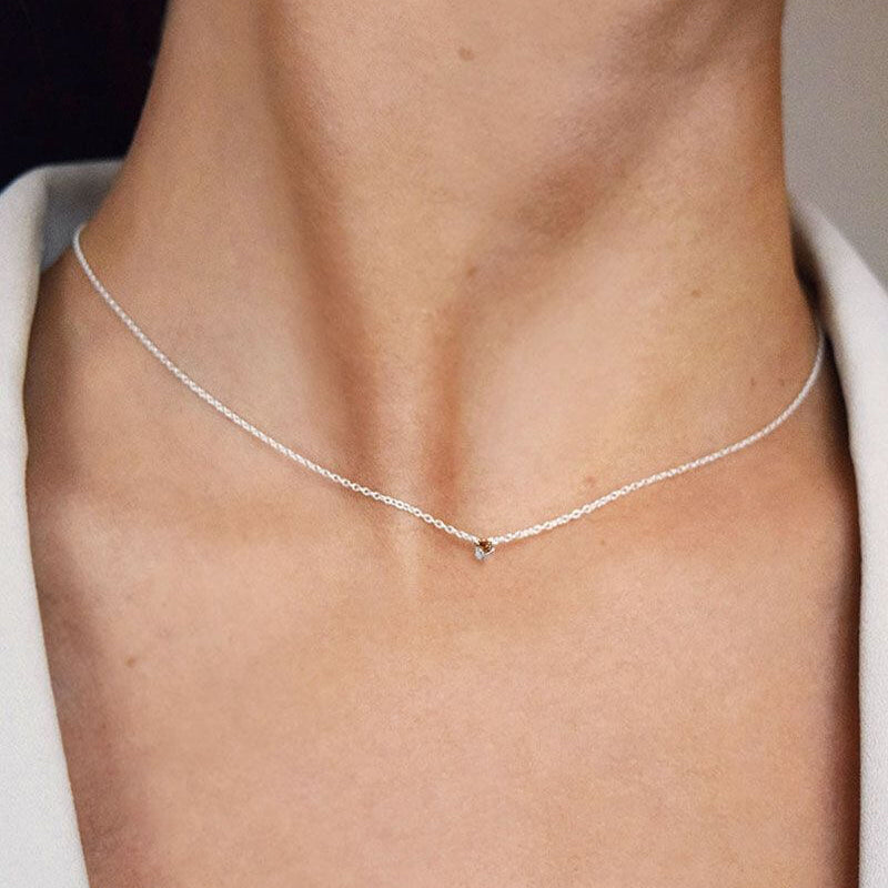 Drakenberg Sjölin Birthstone Kesäkuu Kaulakoru BSS-N1S061-S