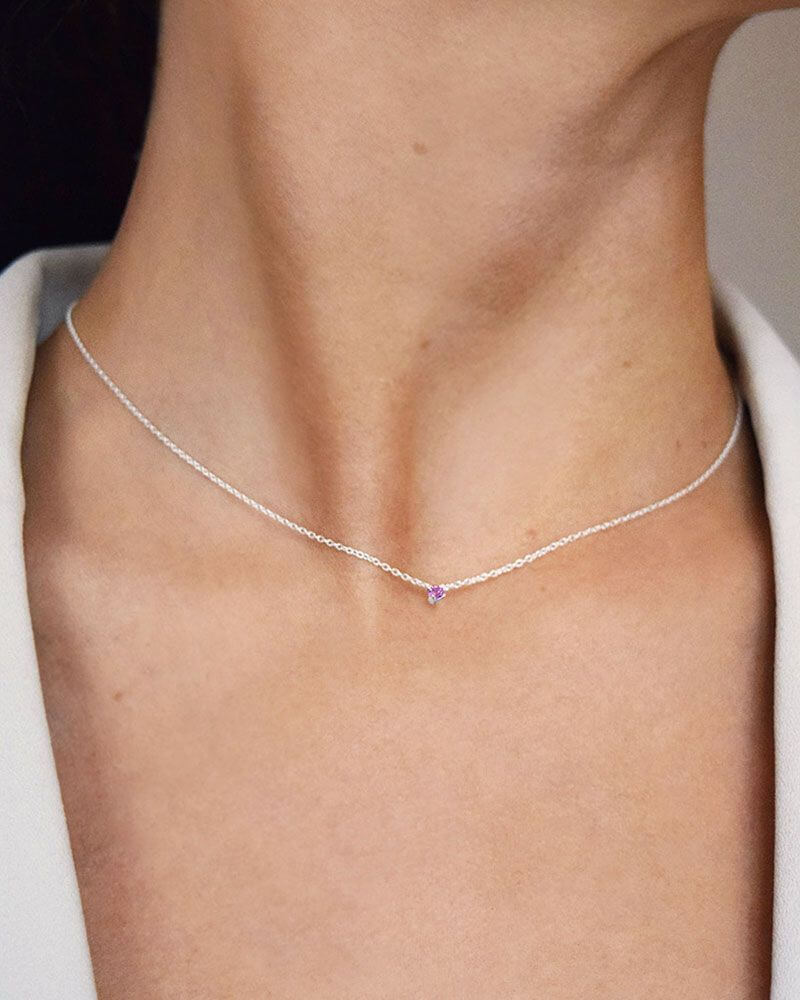 Drakenberg Sjölin Birthstone February Kaulakoru
