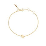 Drakenberg Sjölin Le Knot drop gold rannekoru LKT-B1S181-G