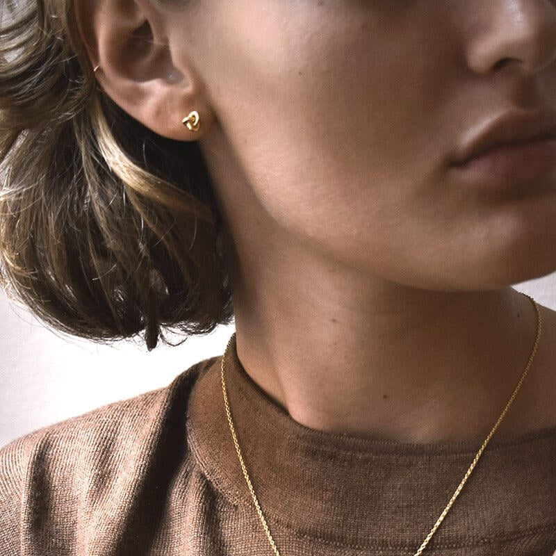 Drakenberg Sjölin Le Knot drop gold korvakorut LKT-E10000-G