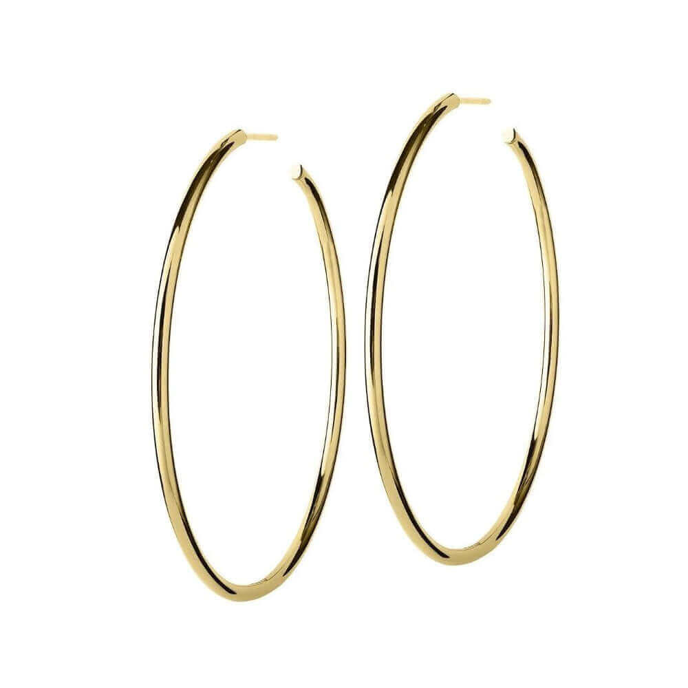 Edblad Hoops Large Gold Korvarenkaat 105866