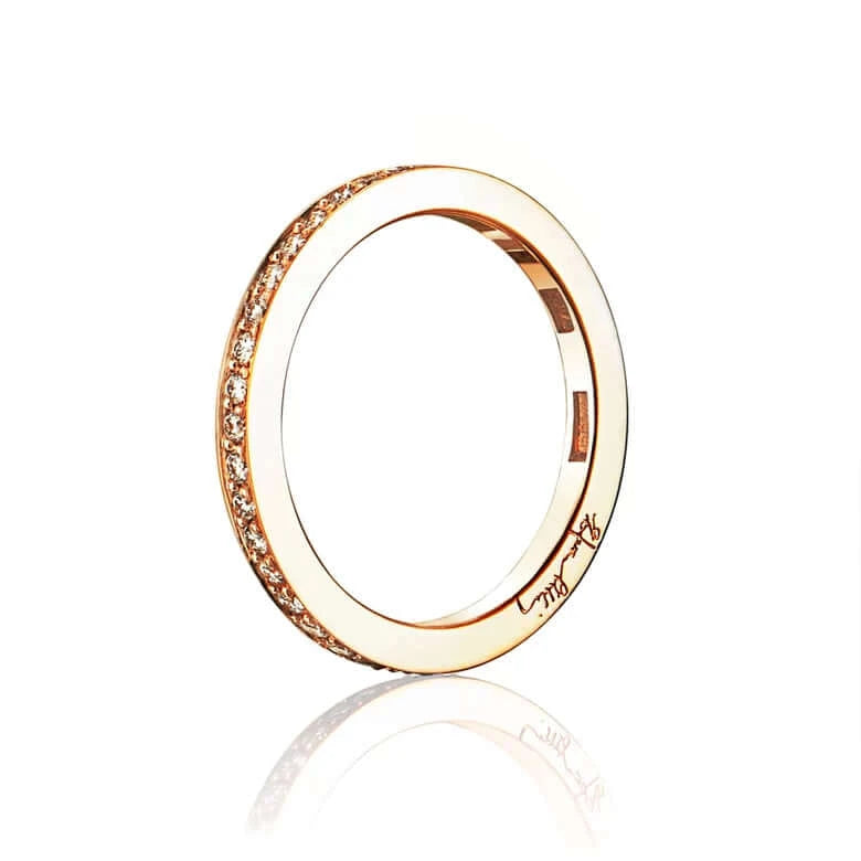 Efva Attling 21 Stars & Signature Thin Ring timanttisormus
