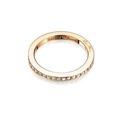 Efva Attling 21 Stars & Signature Thin Ring timanttisormus