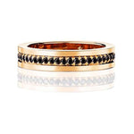 Efva Attling 4½ & Black Stars Ring sormus 13-101-01050