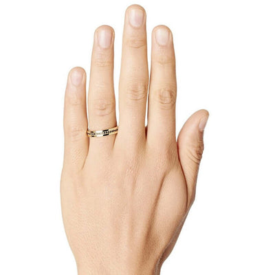 Efva Attling 4½ & Black Stars Ring timanttisormus 