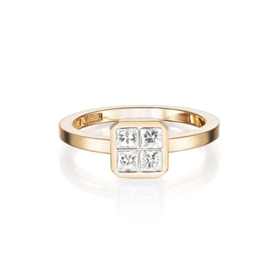 Efva Attling 4 Love Ring timanttisormus