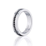 Efva Attling 4½ & Black Stars Ring sormus 13-101-01050