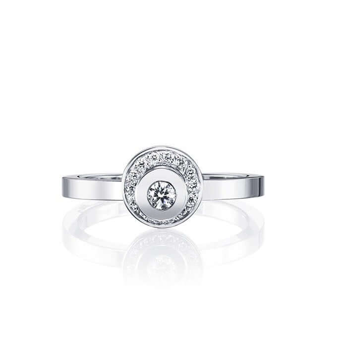 Efva Attling AVO Wedding Ring timanttisormus