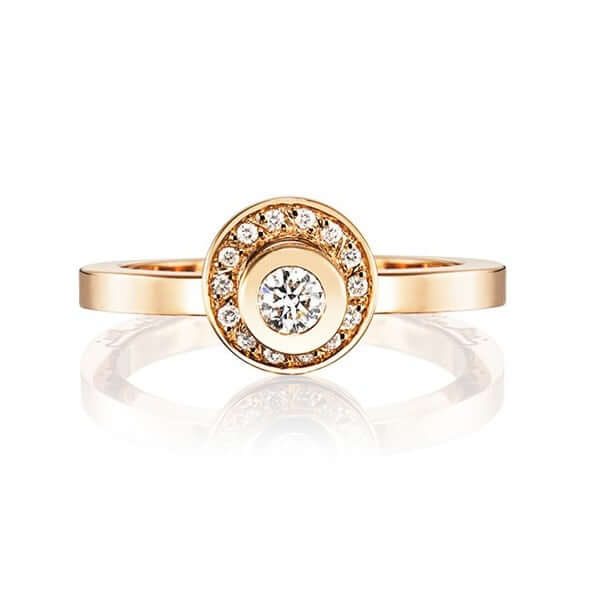 Efva Attling AVO Wedding Ring timanttisormus