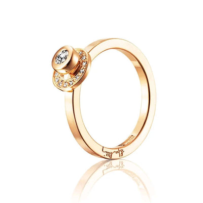 Efva Attling AVO Wedding Ring timanttisormus
