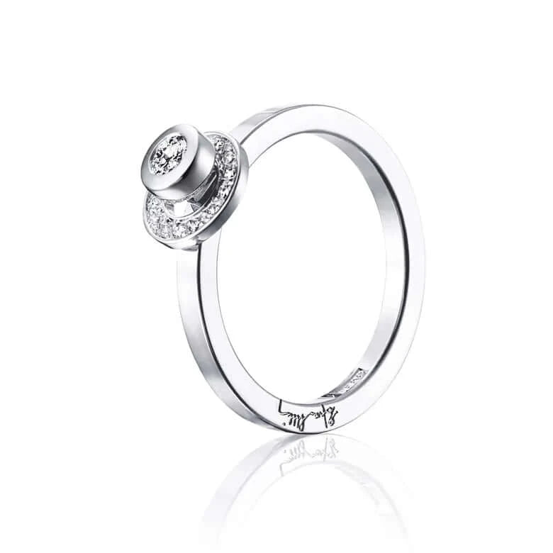 Efva Attling AVO Wedding Ring timanttisormus