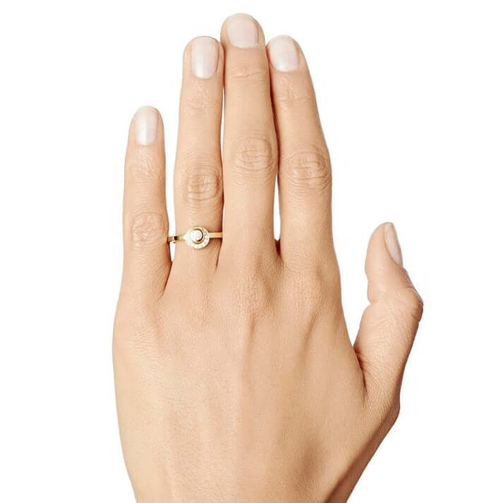 Efva Attling AVO Wedding Ring timanttisormus