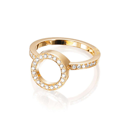 Efva Attling Circle Of Love Ring II timanttisormus