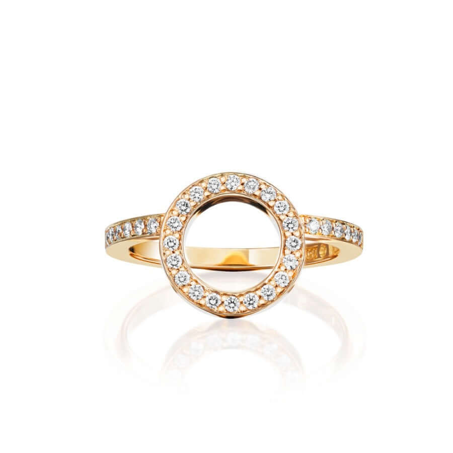 Efva Attling Circle Of Love Ring II timanttisormus