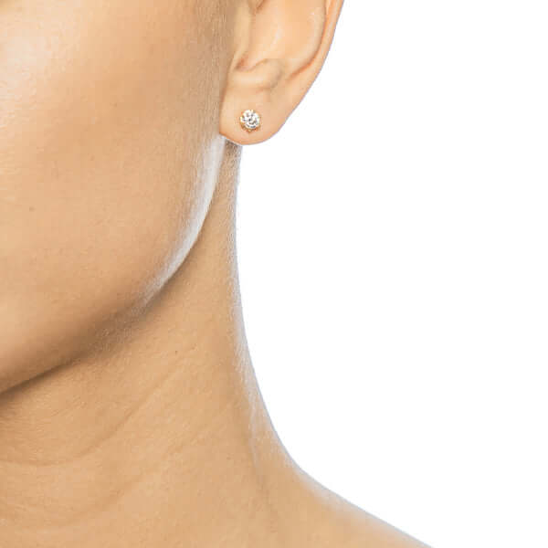 Efva Attling Crown & Stars kultakorvakorut 0,60ct