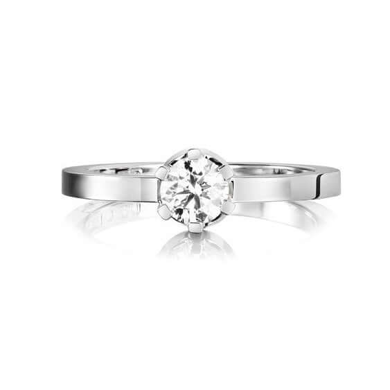 Efva Attling Crown Wedding Ring timanttisormus 13-101-01127