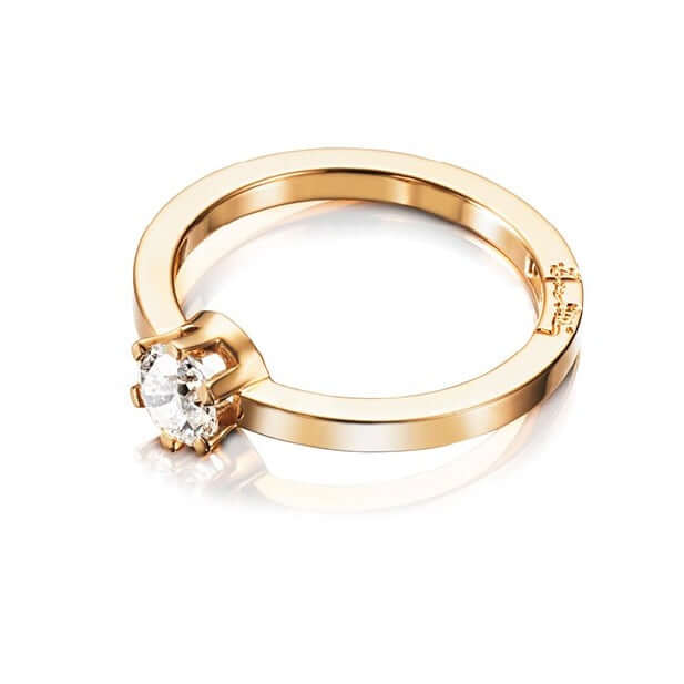Efva Attling Crown Wedding Ring timanttisormus 13-101-01127