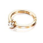 Efva Attling Crown Wedding Ring timanttisormus 13-101-01127