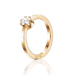 Efva Attling Crown Wedding Ring timanttisormus 13-101-01127