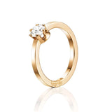 Efva Attling Crown Wedding Ring timanttisormus 13-101-01127