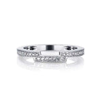 Efva Attling Deco Thin Ring timanttisormus