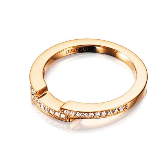 Efva Attling Deco Thin Ring timanttisormus