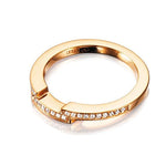 Efva Attling Deco Thin Ring timanttisormus