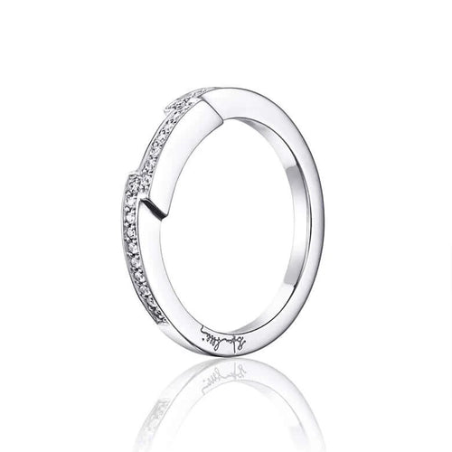 Efva Attling Deco Thin Ring Timanttisormus 13-102-01195