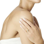 Efva Attling Deco Thin Ring timanttisormus
