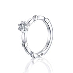 Efva Attling Forget Me Not Star Ring timanttisormus