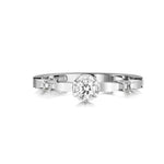 Efva Attling Forget Me Not Star Ring timanttisormus
