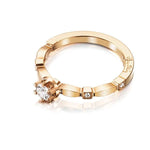 Efva Attling Forget Me Not Star Ring timanttisormus