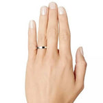 Efva Attling Half Round & Stars On Side Ring timanttisormus