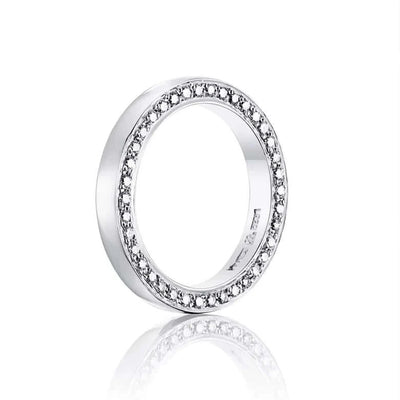 Efva Attling Half Round & Stars On Side Ring timanttisormus