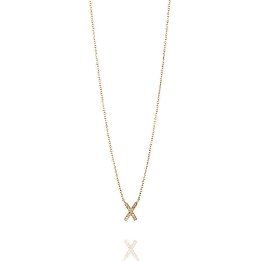 Efva Attling Kisses & Stars necklace kultainen kaulakoru