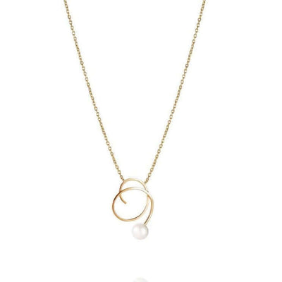 Efva Attling Little Curly Pearly kultakaulakoru 10-101-02096