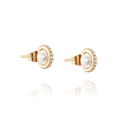 Efva Attling Little Day Pearl & Stars kultaiset timanttikorvakorut