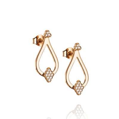 Efva Attling Little Dew Drops & Stars kultaiset timanttikorvakorut