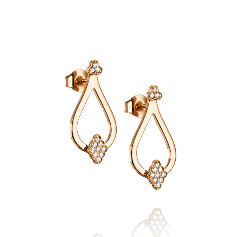 Efva Attling Little Dew Drops & Stars kultaiset timanttikorvakorut