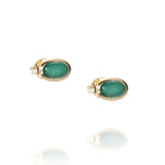 Efva Attling Love Bead Green Agate korvakorut 12-101-01453