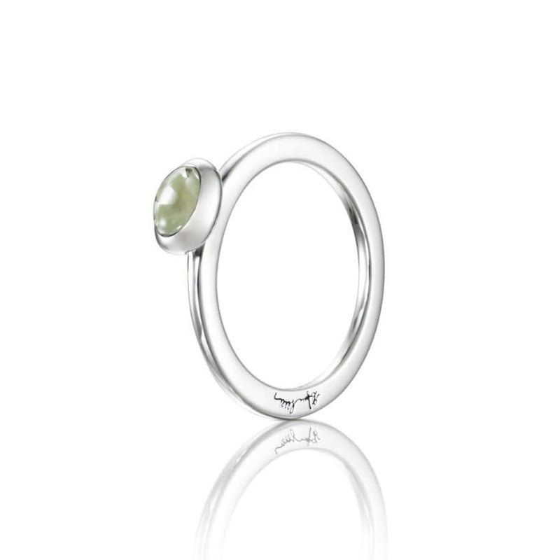 Efva Attling Love Bead Green Quartz sormus