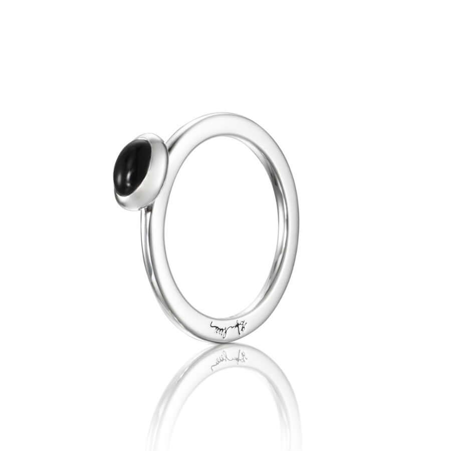 Efva Attling Love Bead Onyx sormus