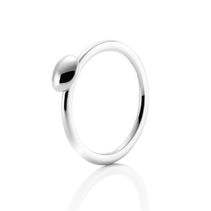 Efva Attling Love Bead valkokultasormus