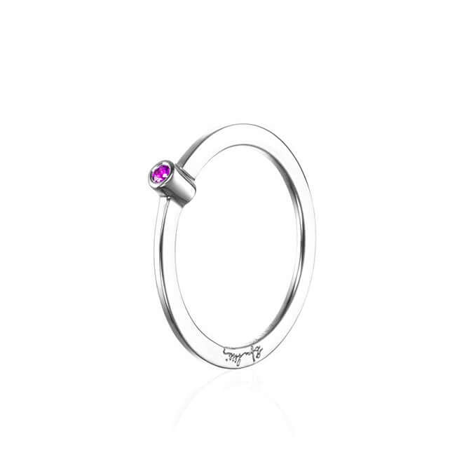 Efva Attling Mikro Blink Ring Pink Sormus